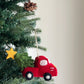 Felt Pickup Truck with Christmas Tree Ornament