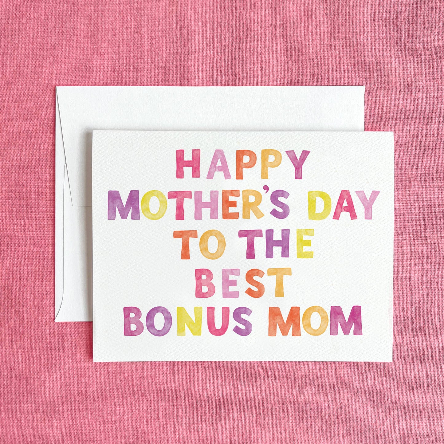 Bonus Mom Mother's Day Greeting Card | Step Mom Card