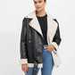 Brunette The Label Florence 2.0 Jacket With Faux Shearling