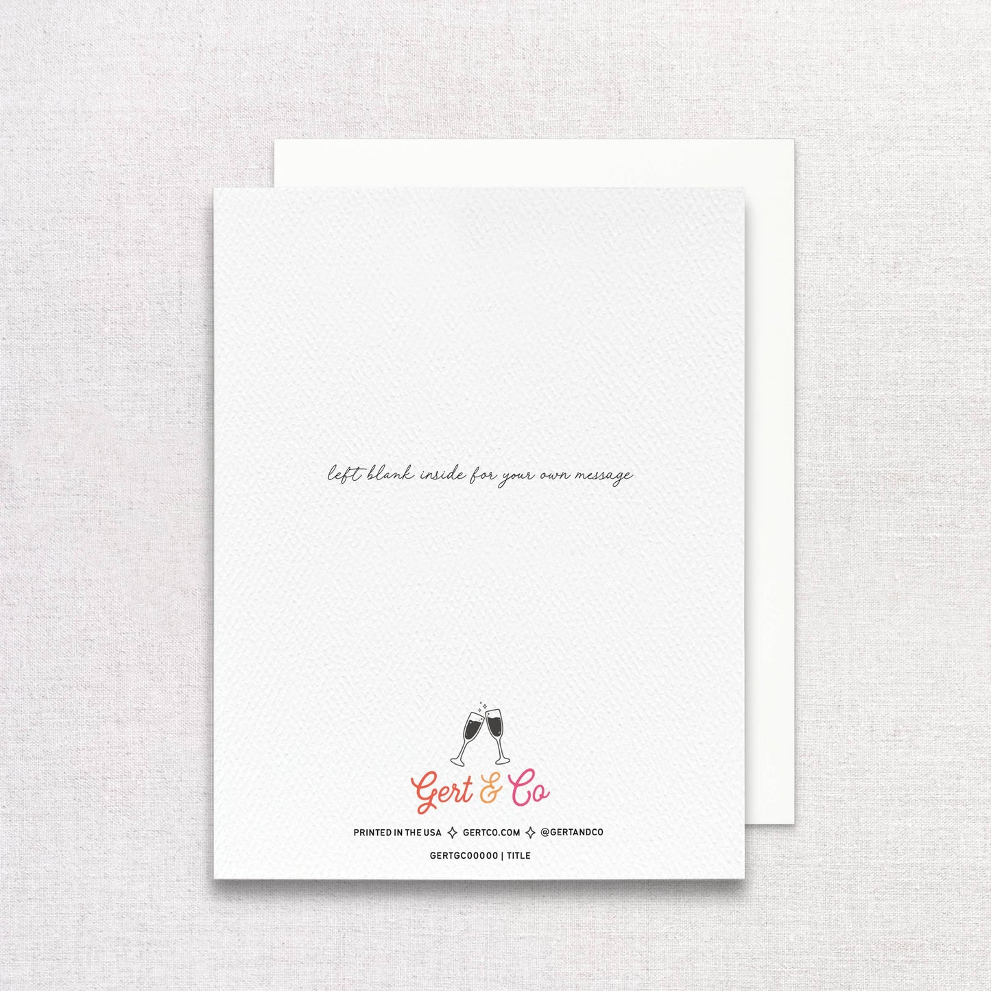 Funfetti Birthday Cake Greeting Card with Gold Foil