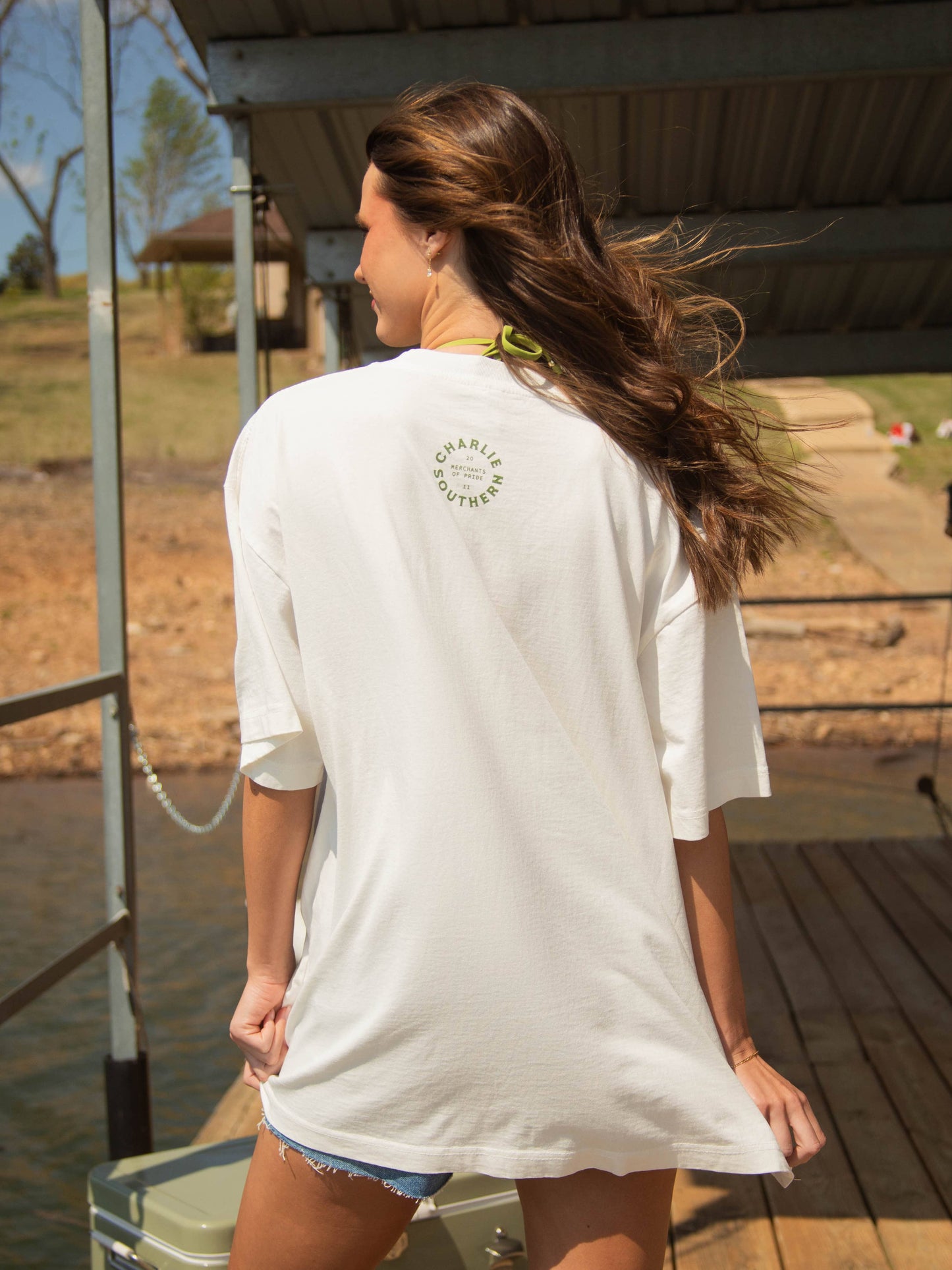 Charlie Southern Paisley Bikini Tee