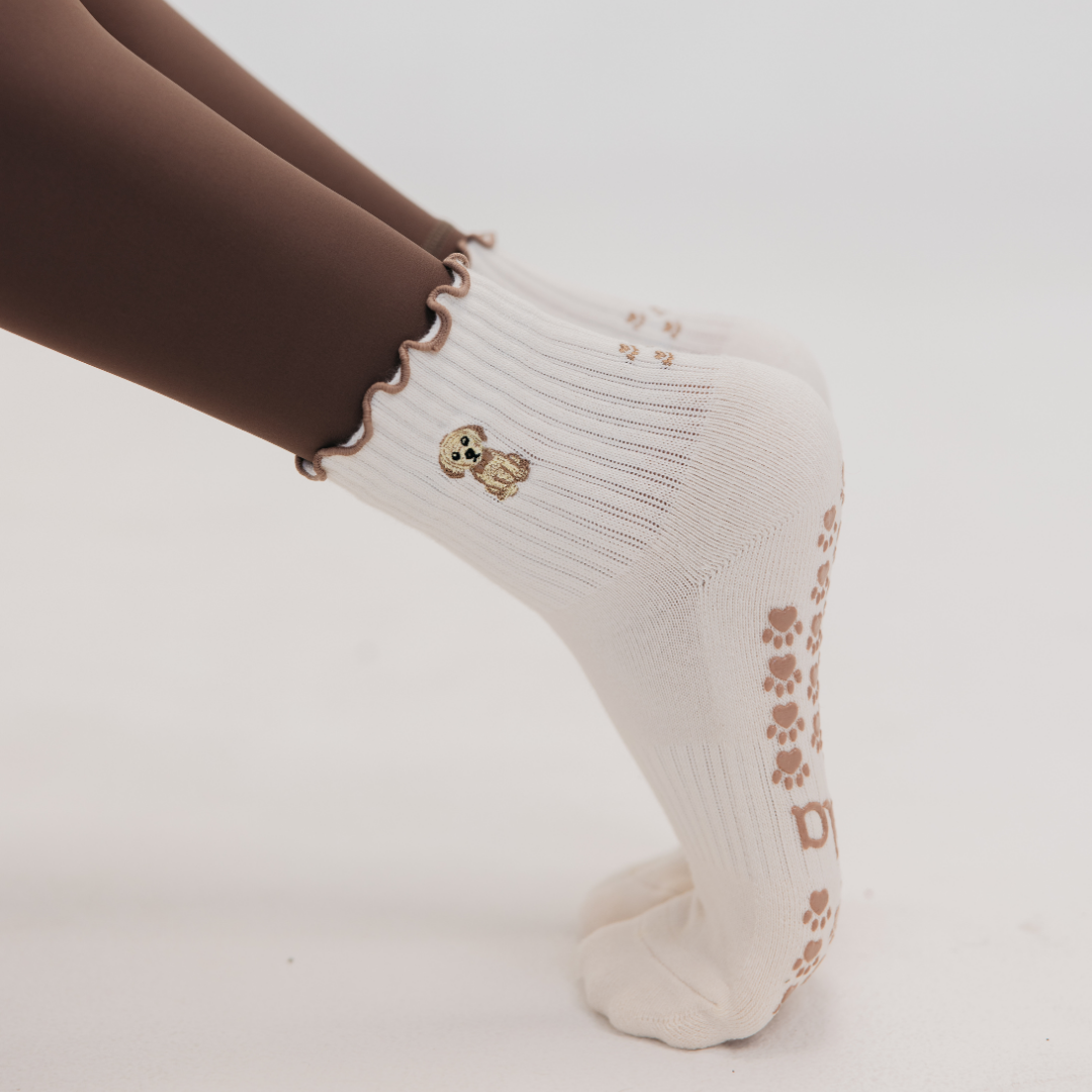 Goldendoodle Grip Socks