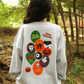 Friday + Saturday Spooky Season Sticker Sweatshirt