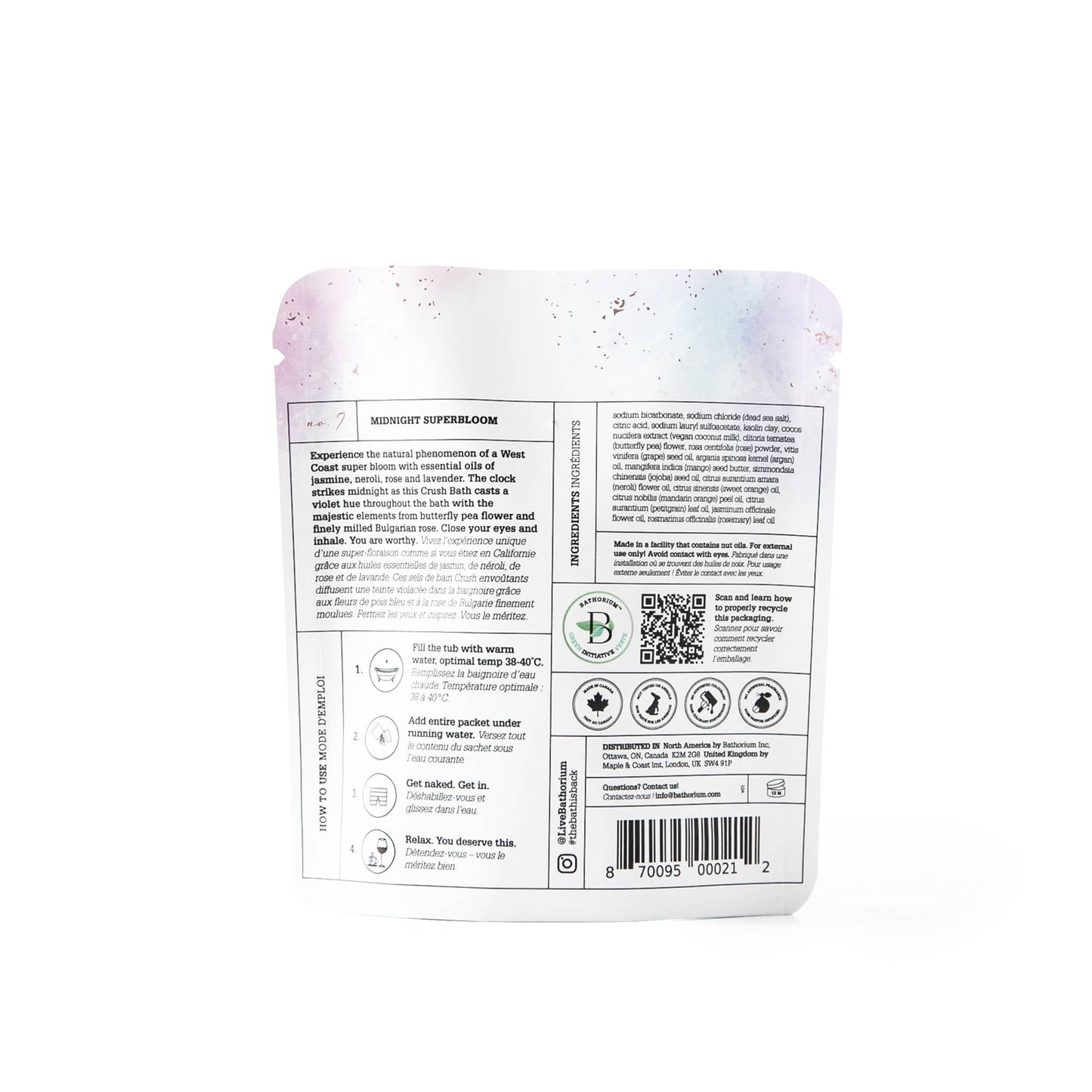 Midnight Superbloom Crush Bath Soak 120g