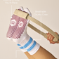 The Chunky Crew Grip Sock: Lemon
