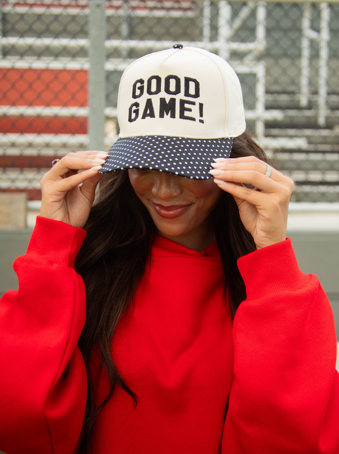 Charlie Southern Good Game Polka Dot Trucker