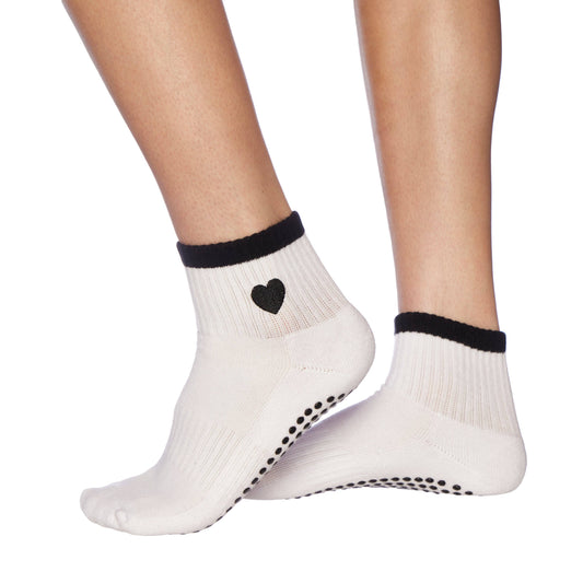 Souls. Black Heart Grip Socks