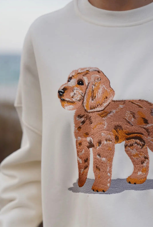 Goldendoodle Embroidered Sweatshirt