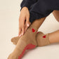 The Harlow Grip Sock: Cherries