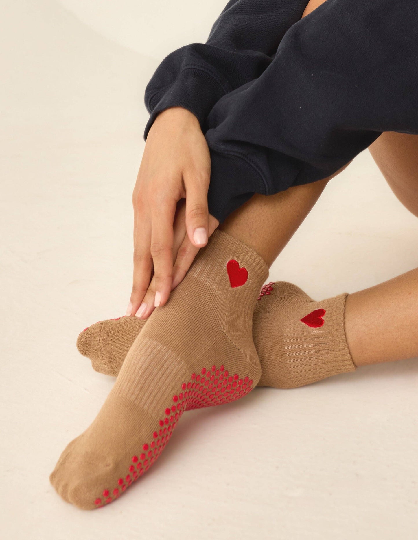 The Harlow Grip Sock: Cherries