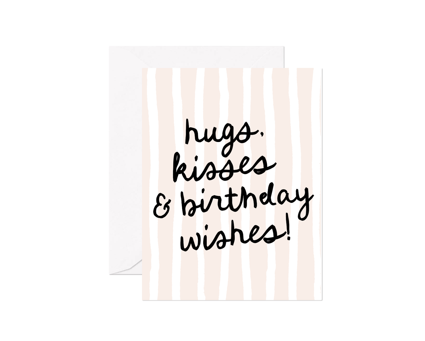 Hugs, Kisses & Birthday Wishes Greeting Card