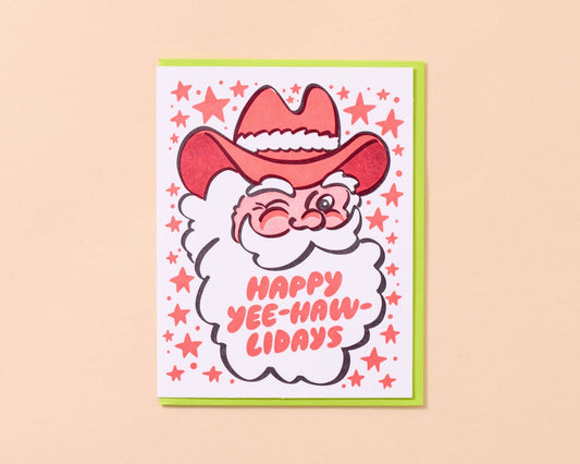 Yee-Haw-lidays Holiday Christmas Card