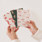 Santa Mugs Holiday Card: Single