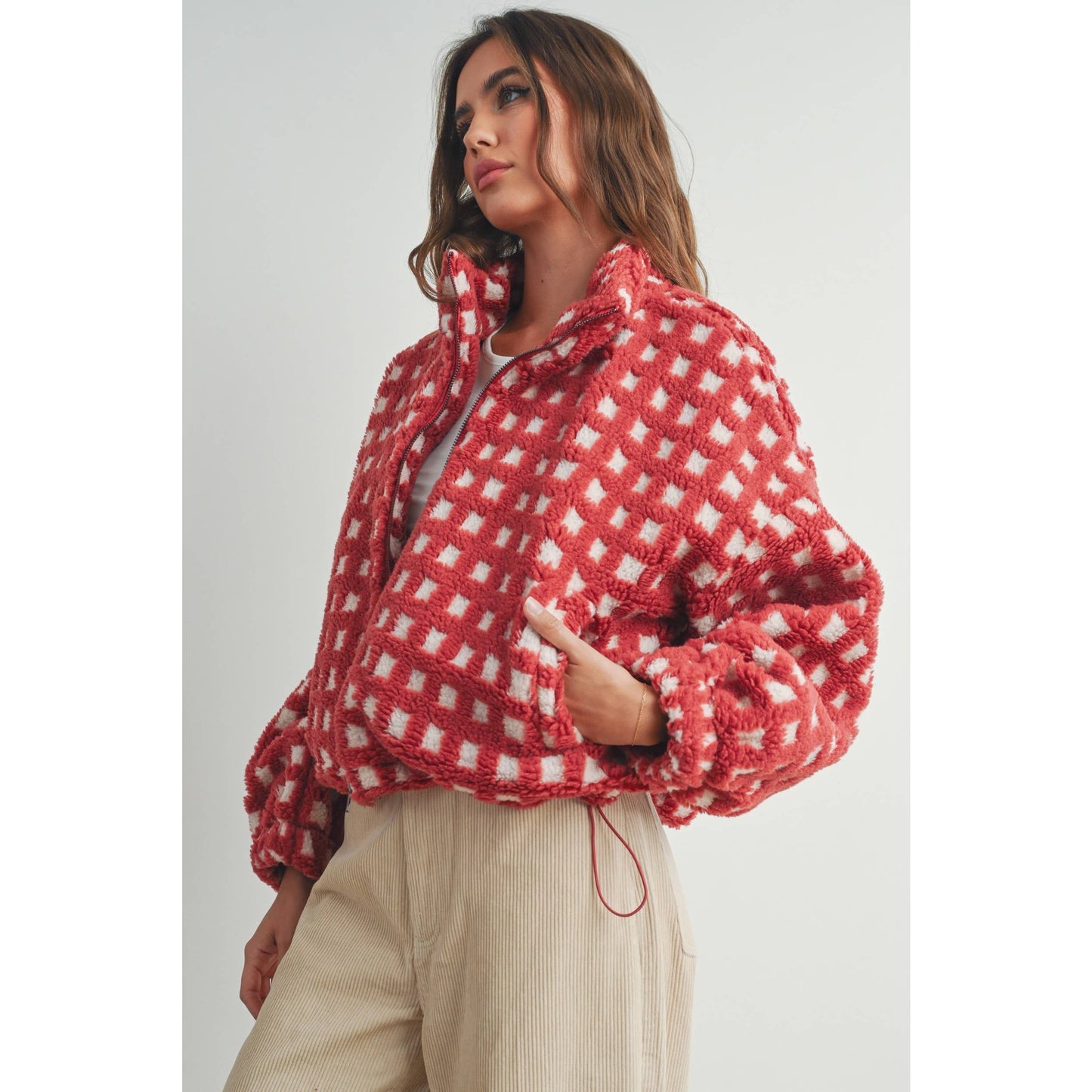 Fuzzy Sherpa Jacket