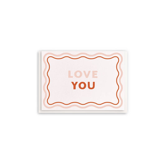 Love You - Enclosure Mini Greeting Card