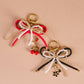 Layered Bows Bag Charm-Cherry Bliss