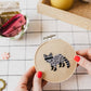 Racoon Cross Stitch Kit for Beginners
