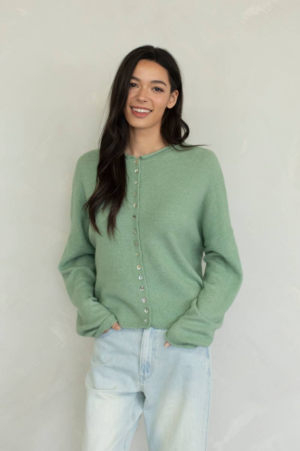 Mismatch Buttons Piper Cardigan