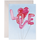 Helium Love Greeting Card Greeting Card