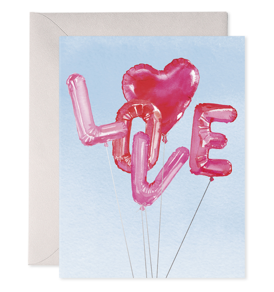 Helium Love Greeting Card Greeting Card