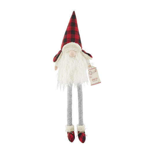 Mudpie Santa Dangle Leg Gnome