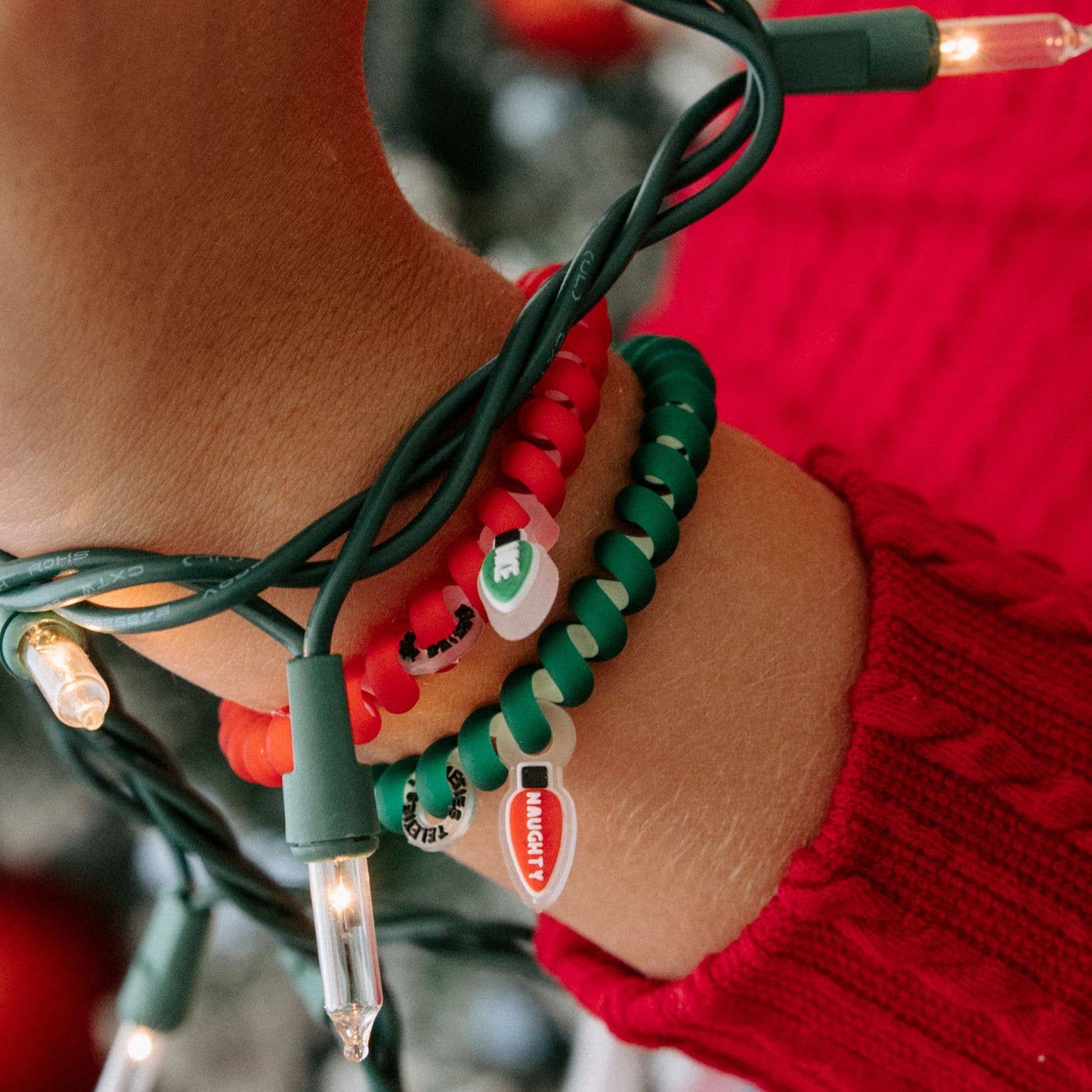 Spiral Hair Coils | Small | Naughty or Nice Hair Ties