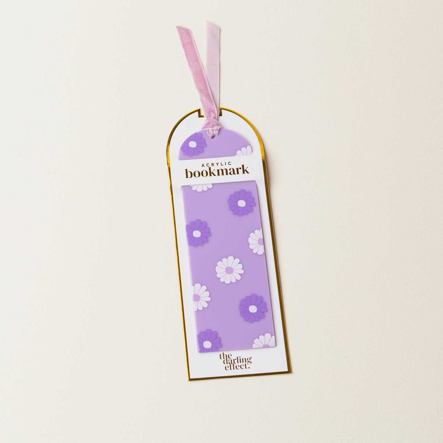 Acrylic Bookmark-Darling Daisy Purple