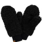 Sherpa Mitten Gloves: Black