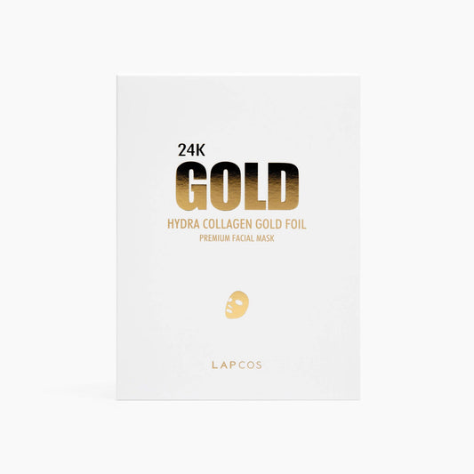 24K Gold Foil Premium Collagen Face Mask