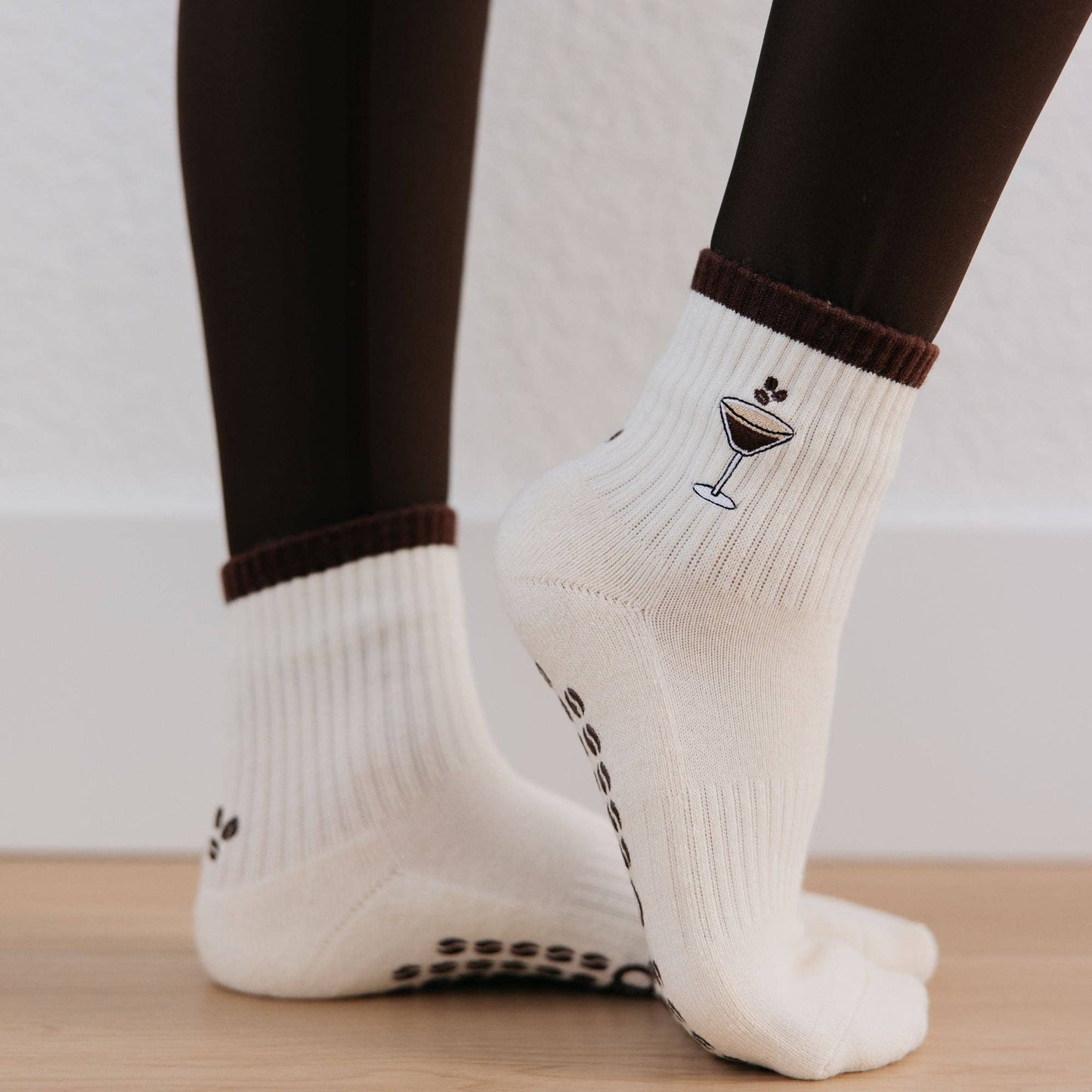 Espresso Martini Grip Socks