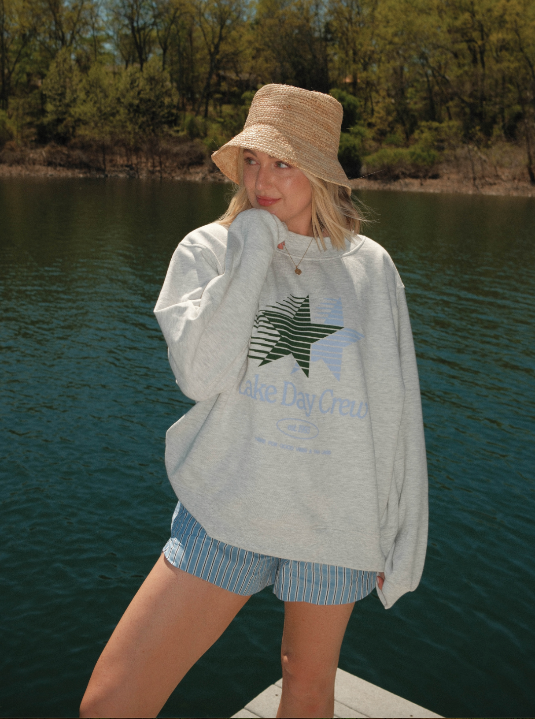 Charlie Southern Lake Day Mockneck Sweater