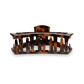 Teleties Open Hair Clip Small Tortoise