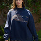 Lucky Duck Reversible Mockneck Sweatshirt
