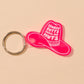 Cowboy Butts PVC Keychain