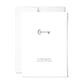 New Home | Illustrated Watercolour Key Housewarming Card: Single Card