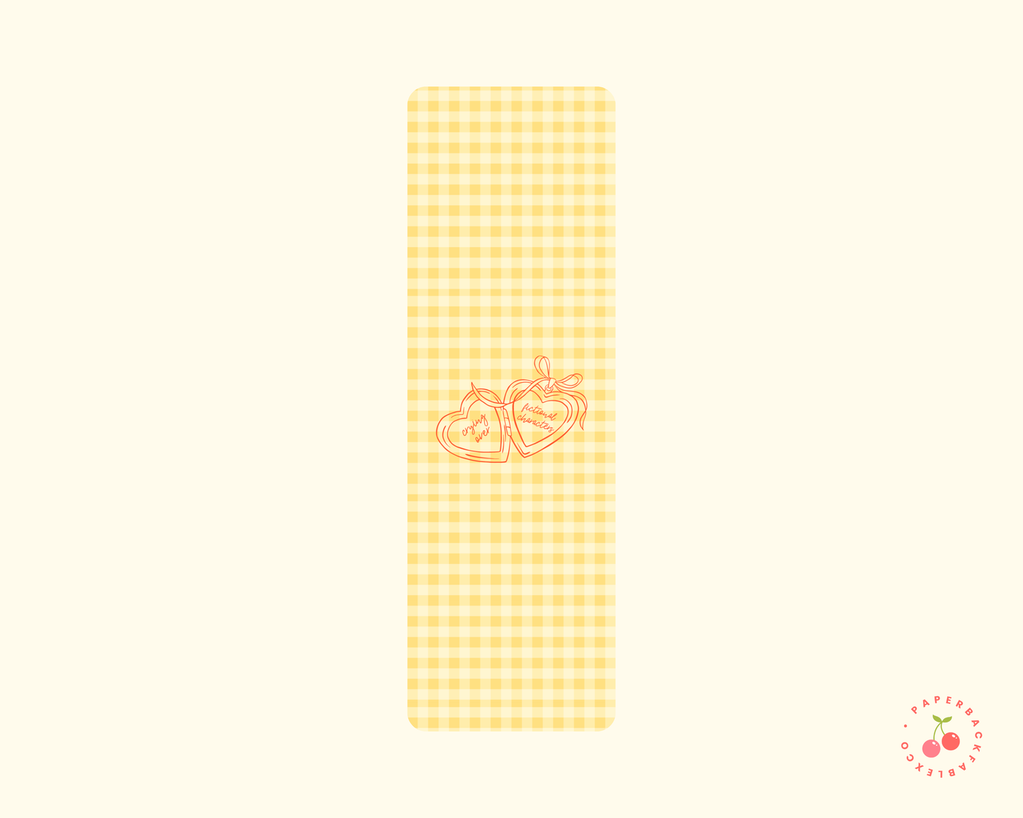 Crying Over Fictional Characters - Bookmark