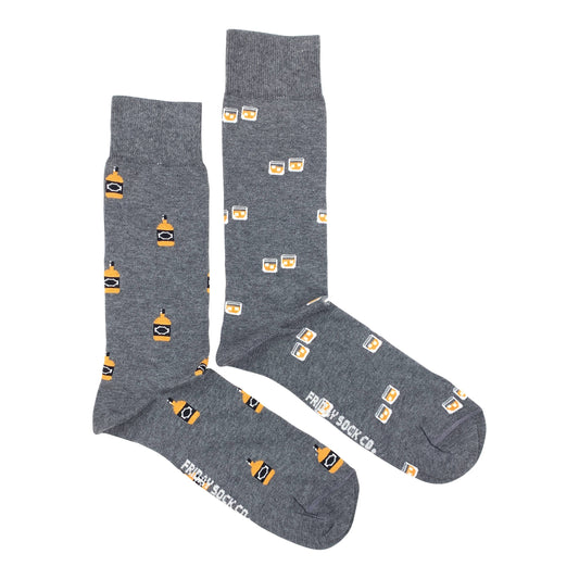 Friday Sock Co. Whiskey & Glass Men's Socks