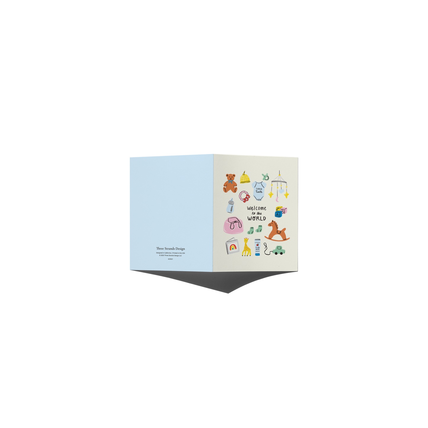 Welcome to the World Baby Greeting Card