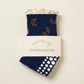 Croissant Ruffle Grip Sock, Pilates Socks