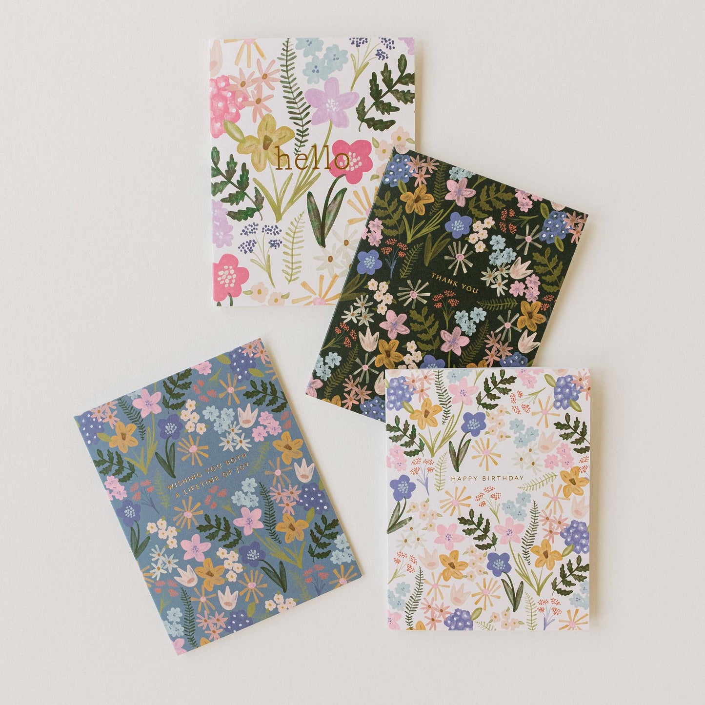 Birthday Floral Burst Greeting Card