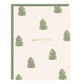 Deck The Halls Trees Holiday Card: Single