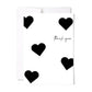 Heartfelt Thank You | Minimalist Classic Thank You Card: Single Card
