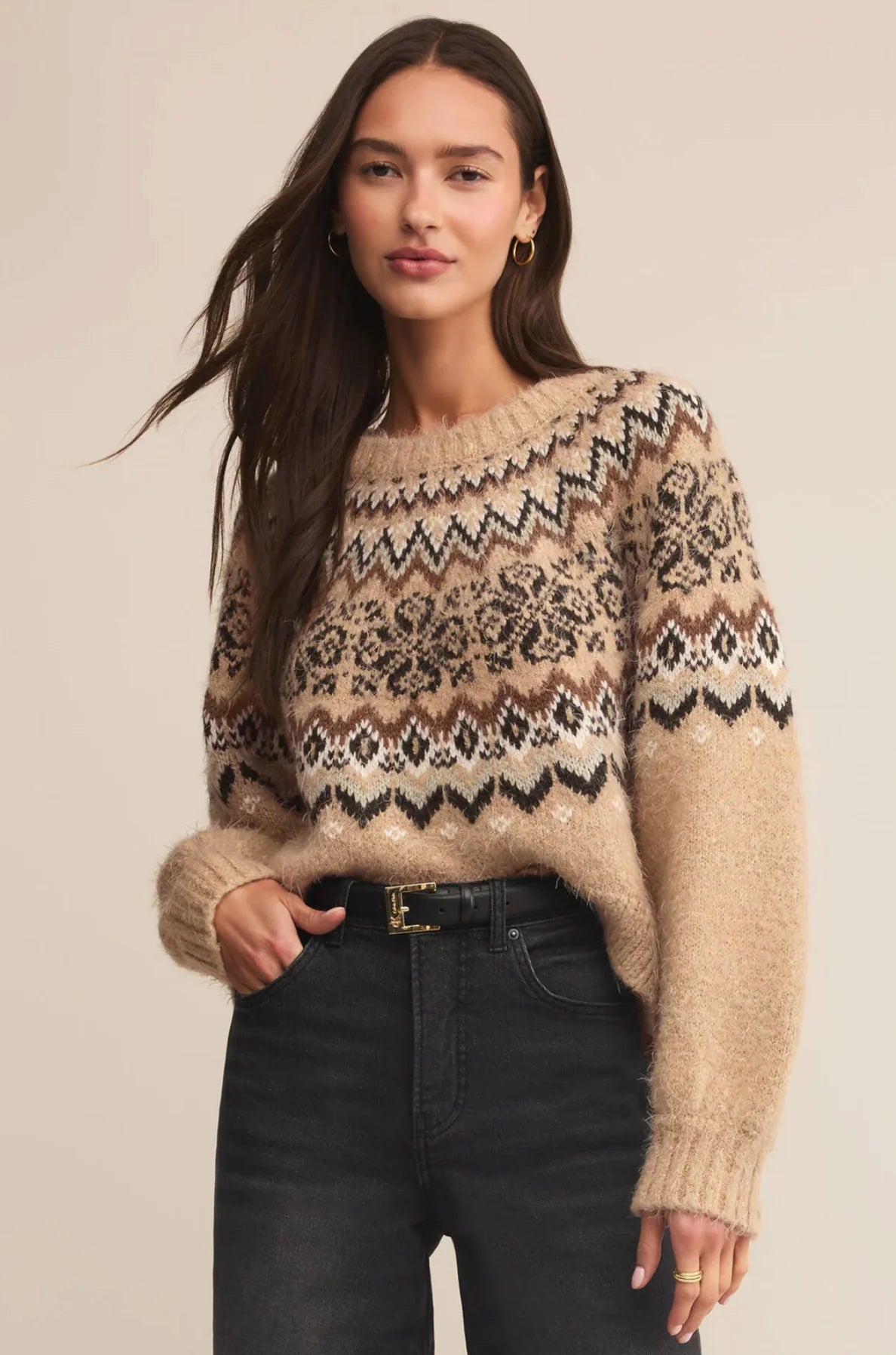 Z Supply Kenaby Fair Isle Sweater
