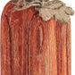Mudpie Large Wood Baluster Pumpkin