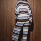 Crewneck Multi Stripe Lounge Set