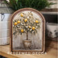 Arch Top Lemon Tree Framed Art: 6x8"