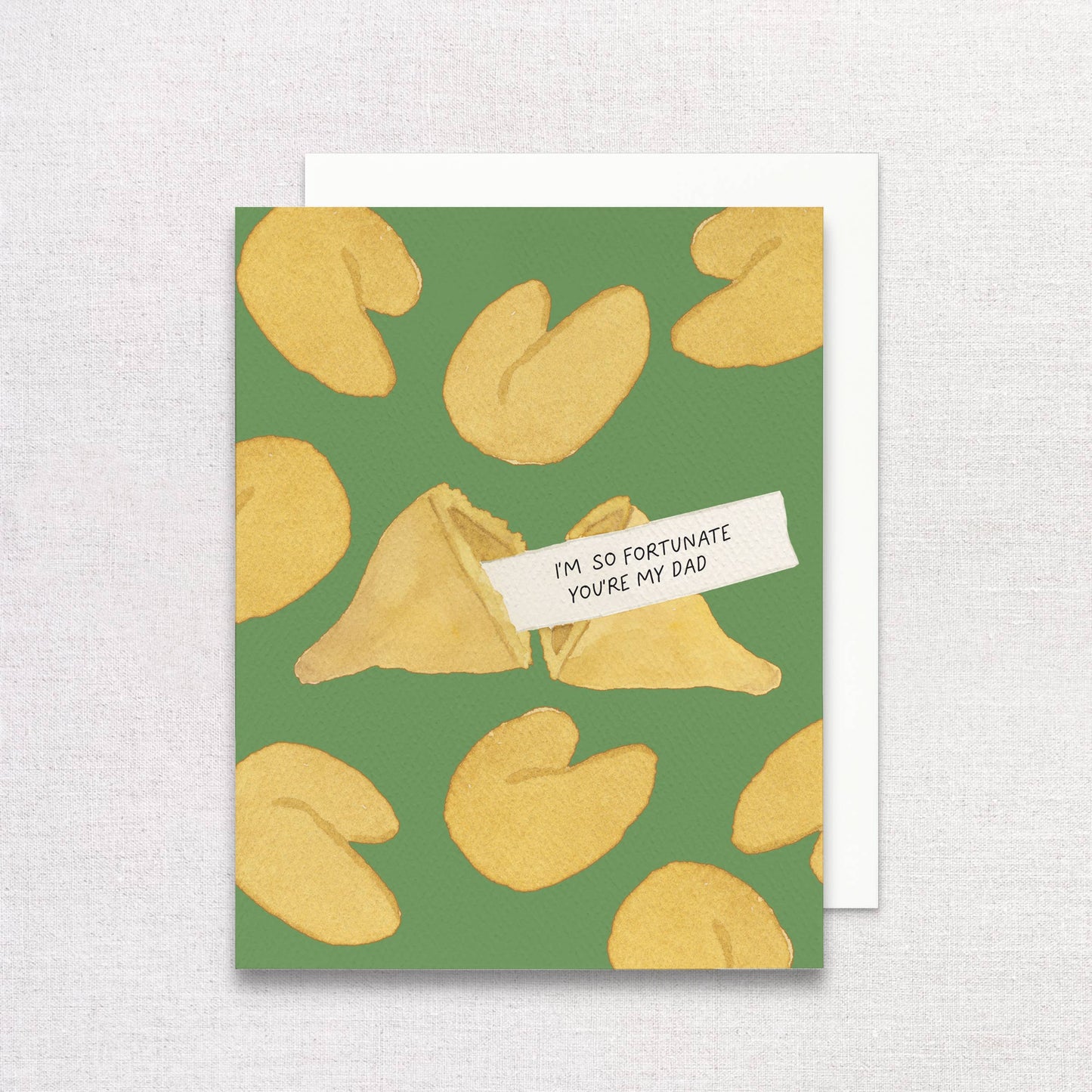 Fortunate You're My Dad Greeting Card | Father's Day Card