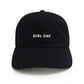 Girl Dad Embroidered Dad Hat - Black Cotton Gift