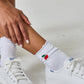 Everyday Ruffle Sock: Cherries