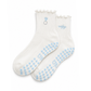 Diamond Ring Wifey Embroidery Cream Bridal Pilates Grip Sock
